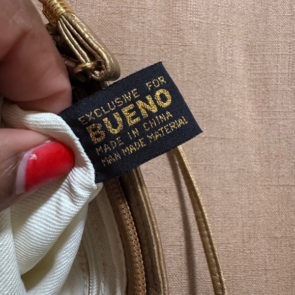 Vintage Beautiful Bueno Gold Chain Mail Evening Shoulder / Crossbody Strap Purse - Picture 6 of 6